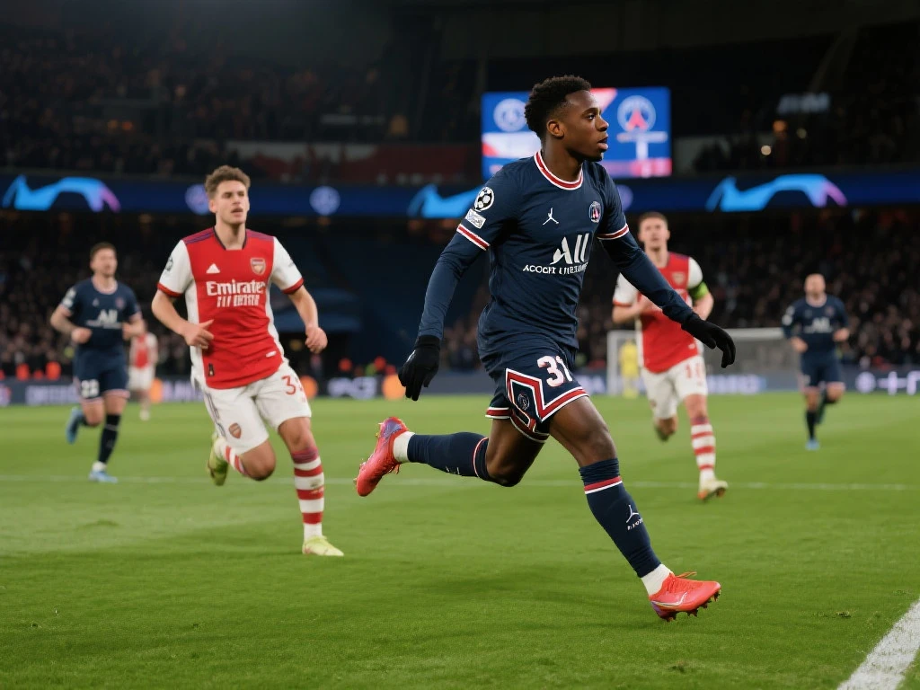 3-1！登贝莱书写队史新篇，巴黎两胜阿森纳，塔帅无奈叹息